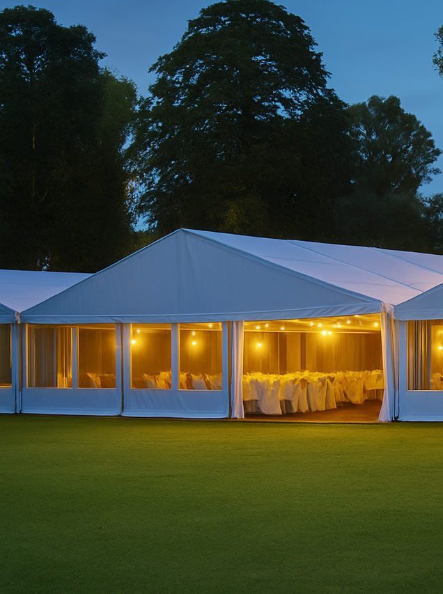 Alquiler de Carpas estructurales con Lona Blackout certificadas